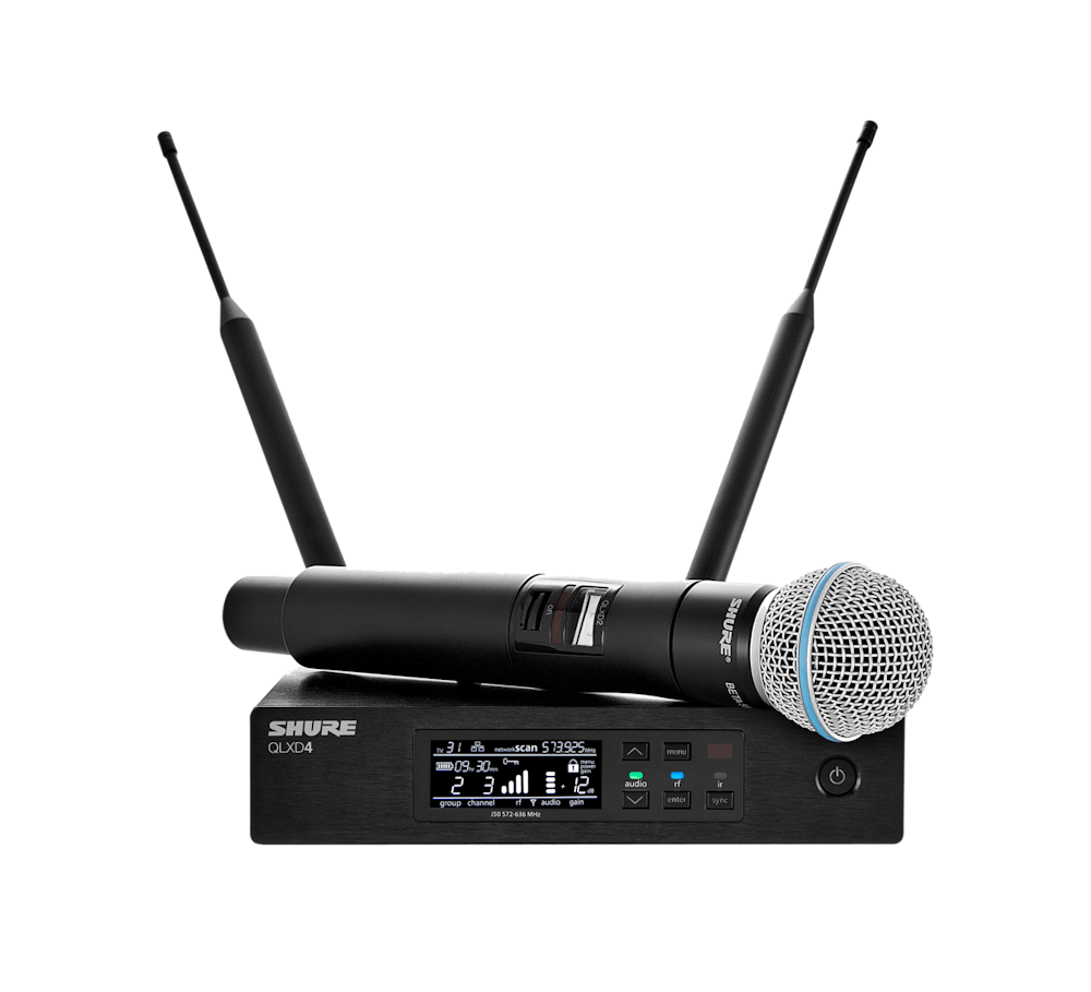 Shure QLXD24/Beta58 Microphone Wireless System