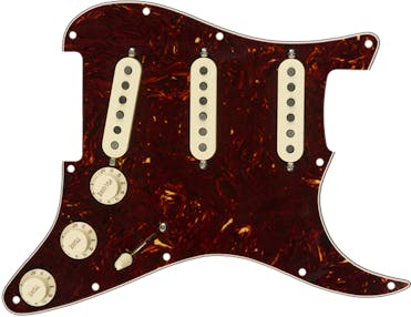 Fender Pre Wired Pickguard Stratocaster SSS Tex Mex in Tortoise Shell