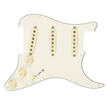 Fender Pre Wired Pickguard Stratocaster SSS Texas Special in Parchment