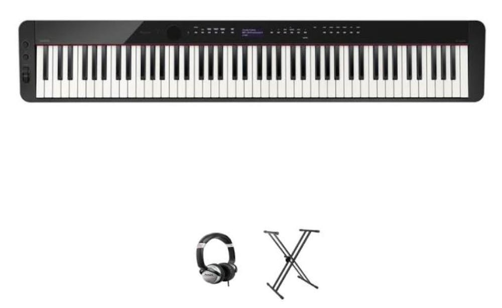 Casio PX-S3000 In Black with Stand and Headphones