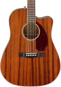 Fender CD-140SCE All-Mahogany Dreadnought Electro Acoustic Guitar in Natural