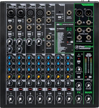Mackie PROFX10 V3 Mixer w/ Digital FX