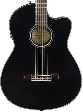 Fender CN-140SCE Nylon-String Acoustic Guitar in Black