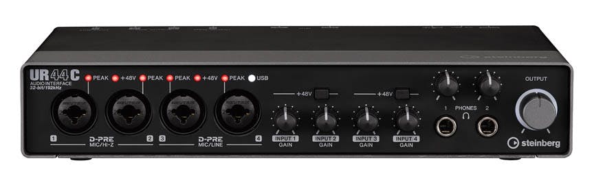 Steinberg UR44C USB Audio & MIDI Interface - Andertons Music Co.