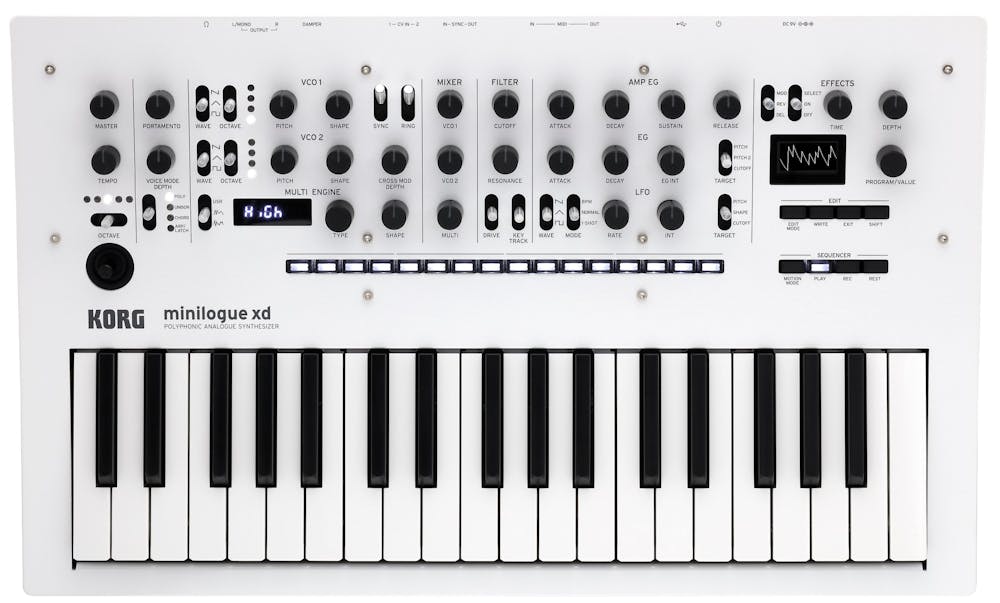 Korg Minilogue XD Limited Edition in Pearl White