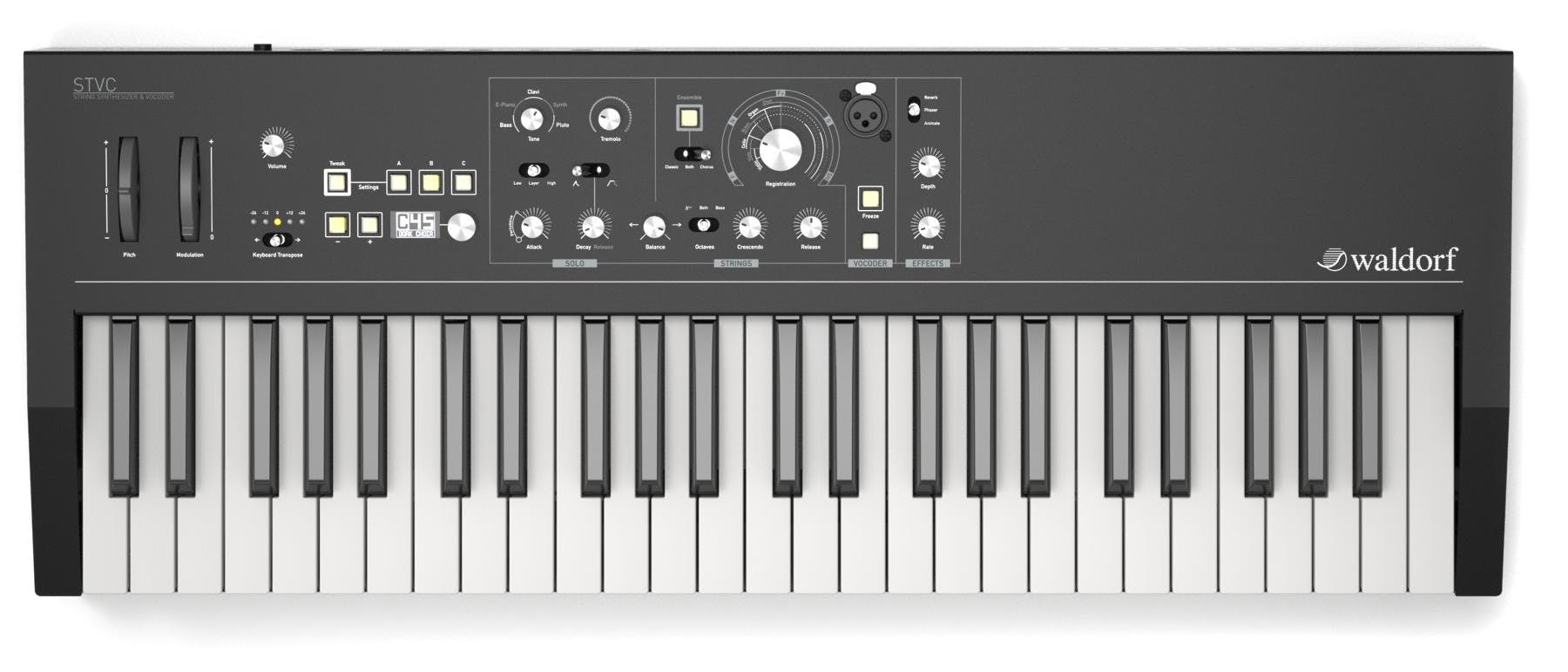 Waldorf STVC 49-key String Synthesizer and Vocoder Andertons Music Co.