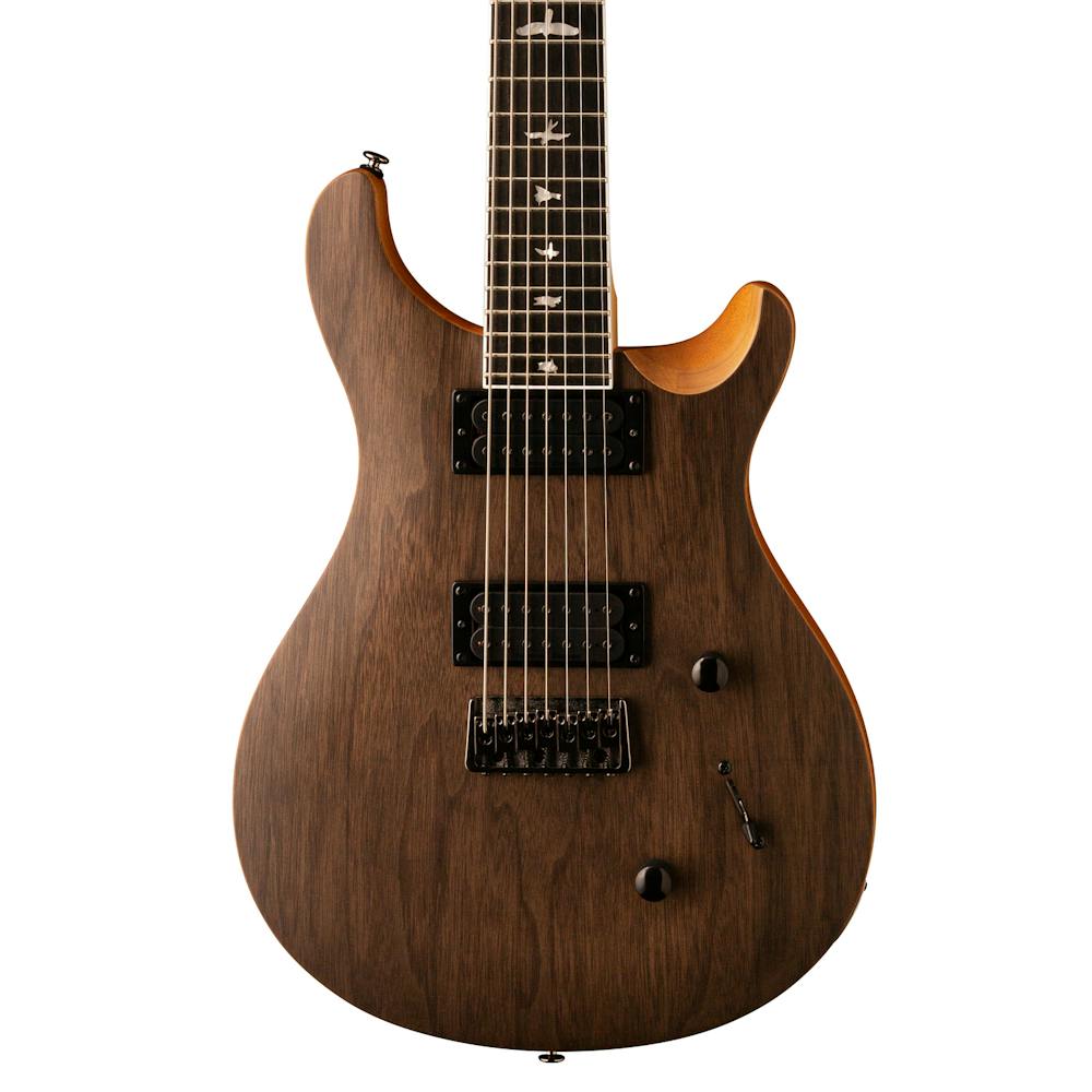 PRS SE Mark Holcomb SVN Signature 7-String Guitar in Natural Walnut Satin