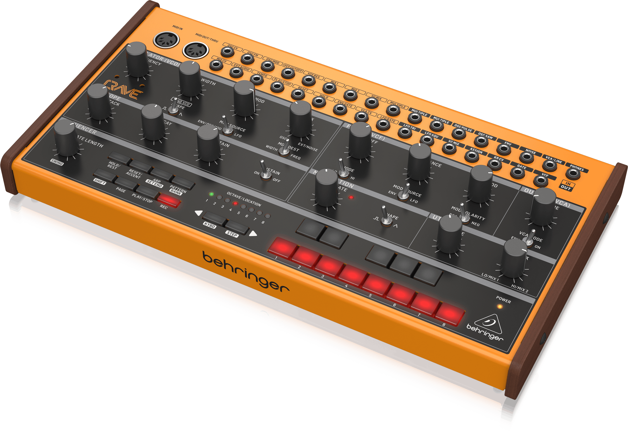 Behringer Crave Analog Semi-Modular Synthesizer with 32-step Sequencer -  Andertons Music Co.