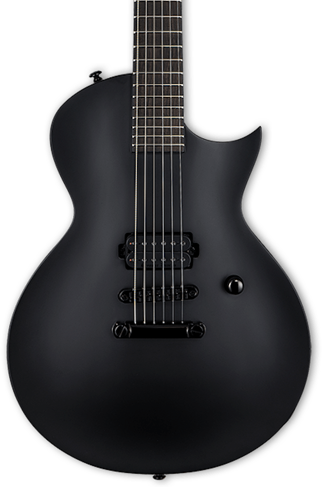 ESP LTD Deluxe EC-Black Metal in Black Satin