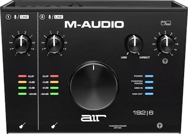 M-Audio AIR 192 6 - 2-In/2-Out 24/192 USB Audio/MIDI Interface