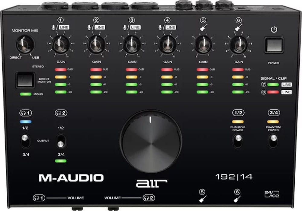 M-Audio AIR 192 14 - 8-In/4-Out 24/192 USB Audio Interface