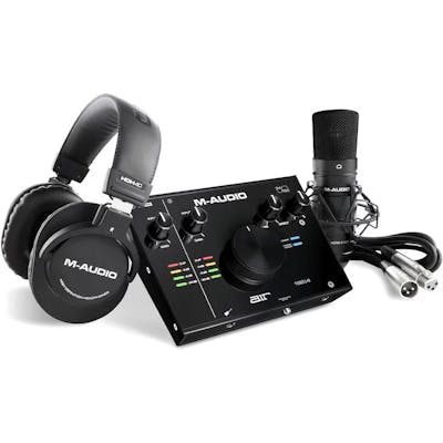 M-Audio AIR 192 | 4 Vocal Studio Pro Recording Pack with Mic & Headphones