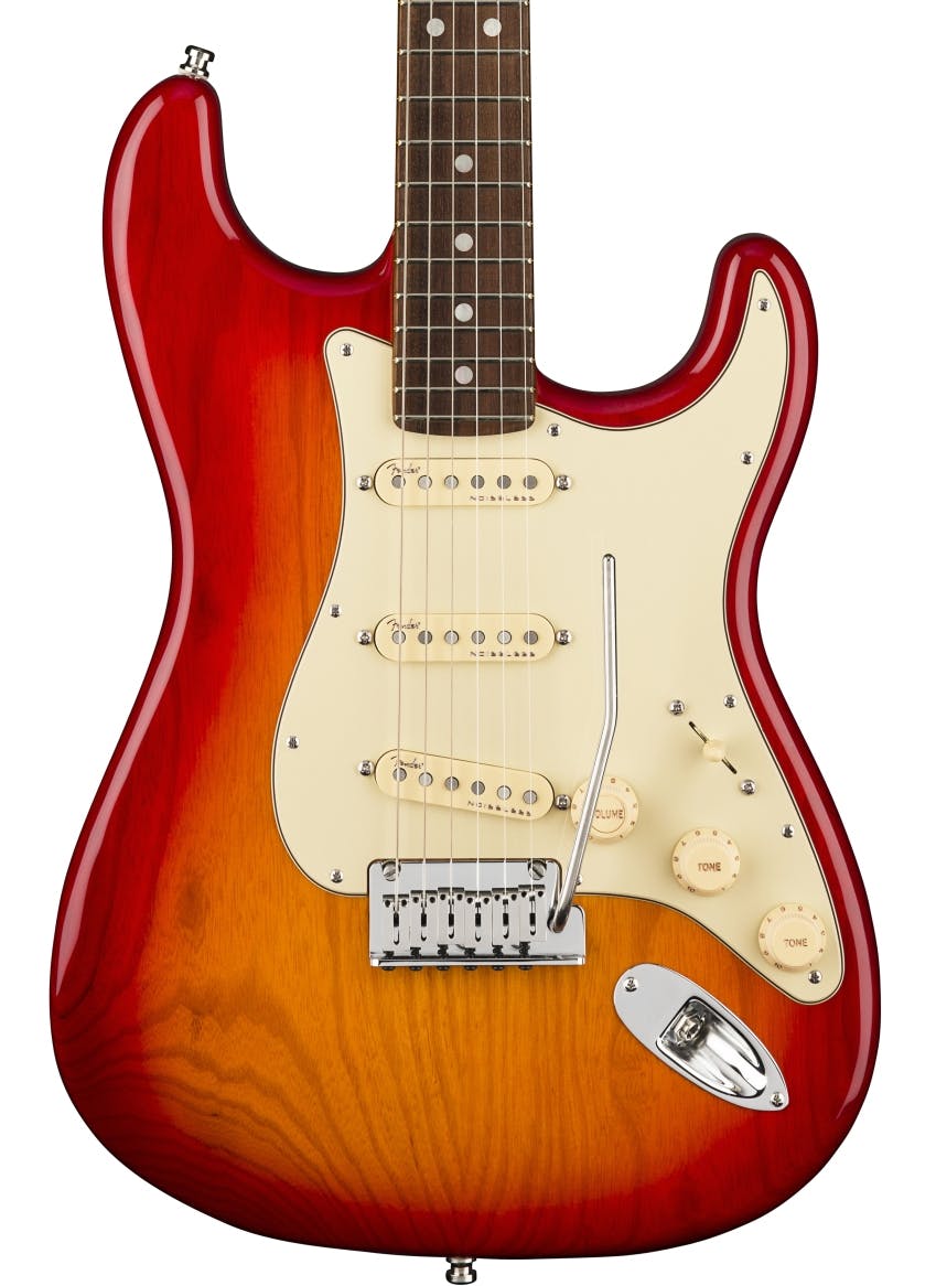 Fender stratocaster plasma on sale red burst