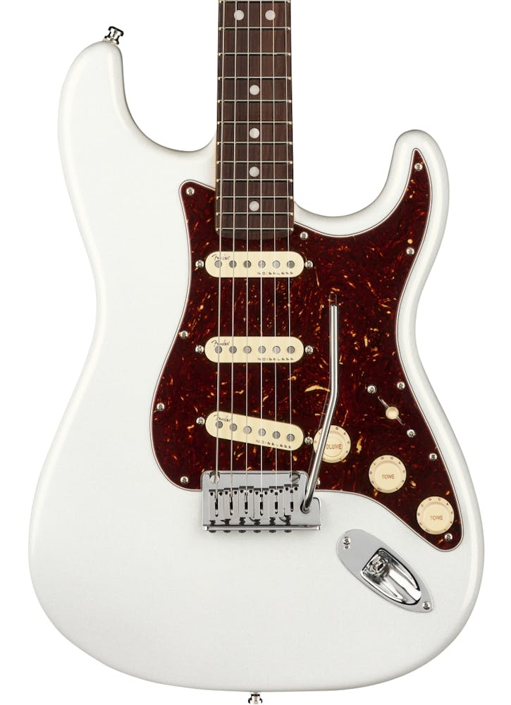 Fender American Ultra Stratocaster Rosewood Fingerboard In Arctic Pearl