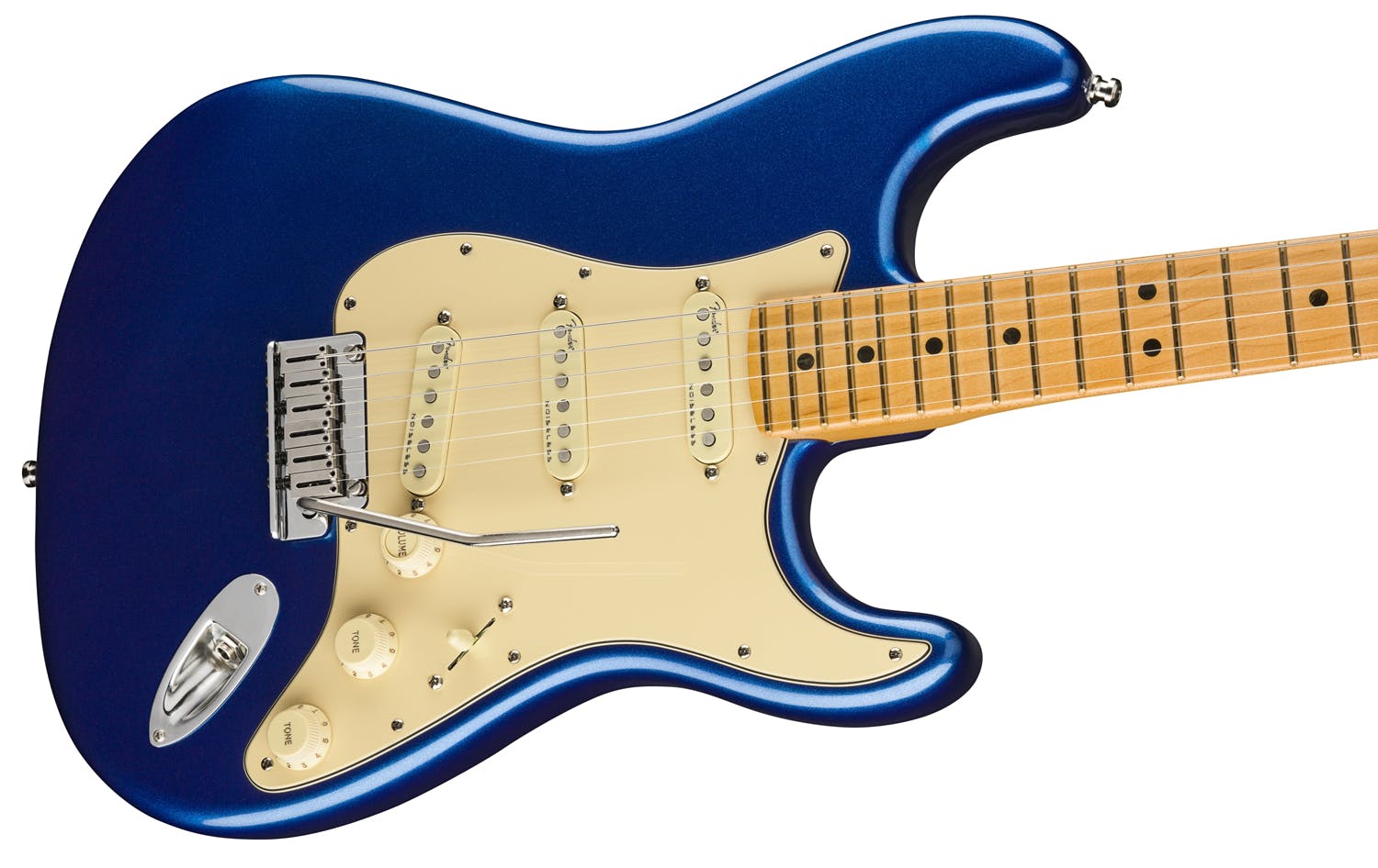 Fender American Ultra Stratocaster Maple Fingerboard In Cobra Blue -  Andertons Music Co.