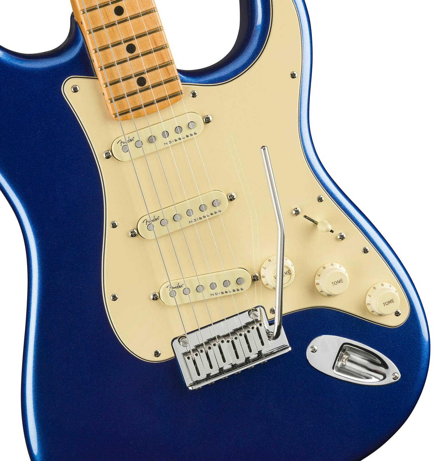 Fender American Ultra Stratocaster Maple Fingerboard In Cobra Blue -  Andertons Music Co.