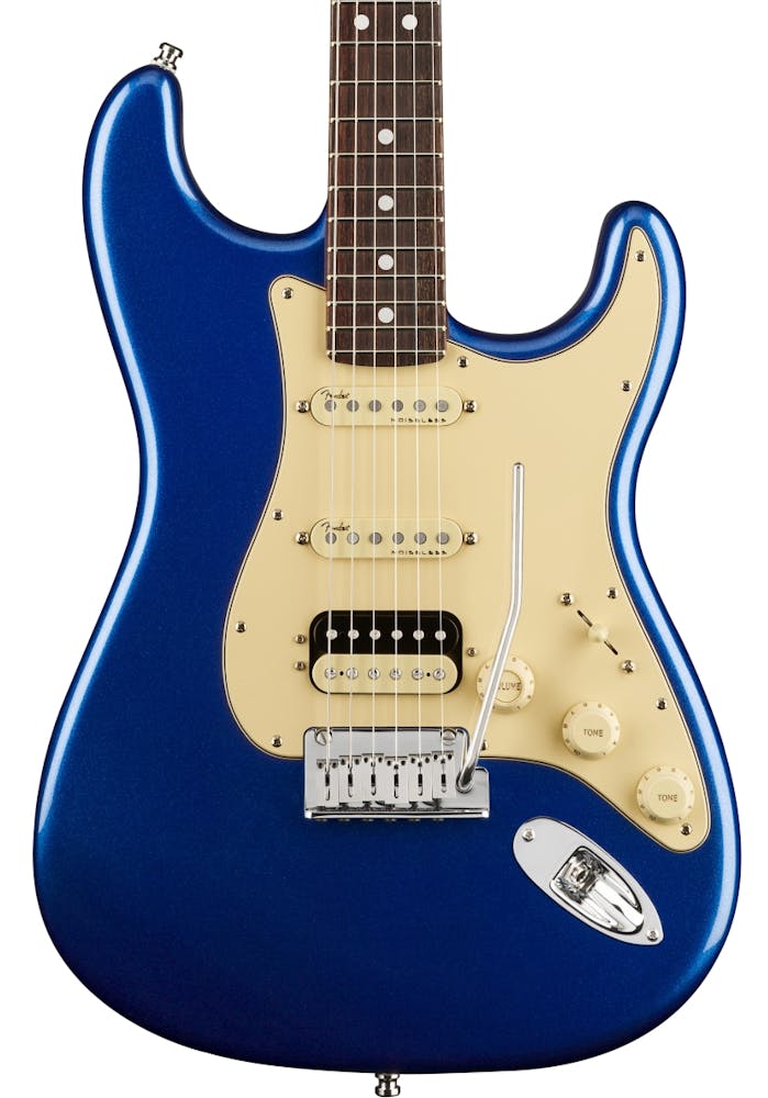 Fender American Ultra Stratocaster HSS Rosewood Fingerboard In Cobra Blue
