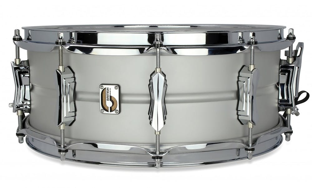 British Drum Company 14x6.5 Aviator Snare, Seamless Aluminium Shell