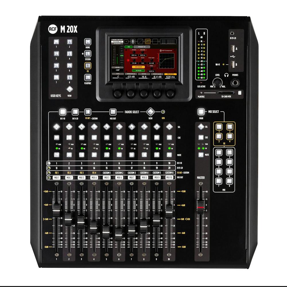 RCF M 20X Digital Mixer 20 Input Channels 90-240V