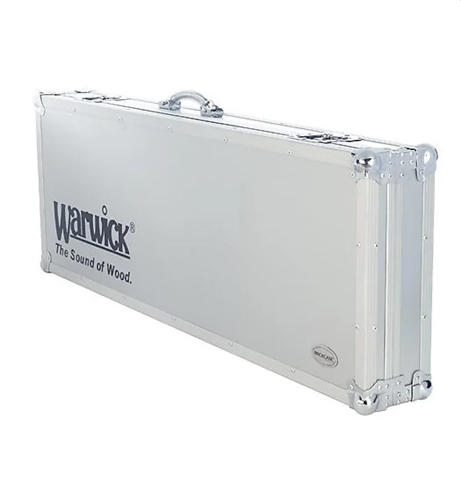 Warwick Professional Flight Case for Bass Guitar in Silver