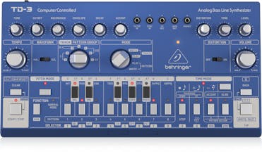 Behringer TD-3 Analogue Bass Line Synth in Blue