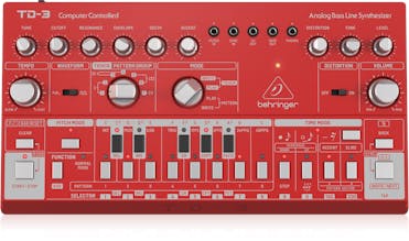 Behringer TD-3 Analogue Bass Line Synth in Red