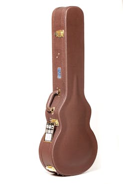 Freestyle Hard-Shell Wood Case For LP-Style Guitars in Brown