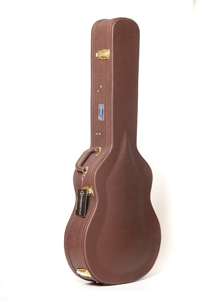 Freestyle Hard-Shell Wood Case For 335 Style Guitars in Brown