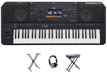 Yamaha PSR-SX900 Digital Piano in Black Bundle 1