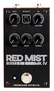Redbeard Effects Red Mist MKIV Overdrive & Distortion Pedal