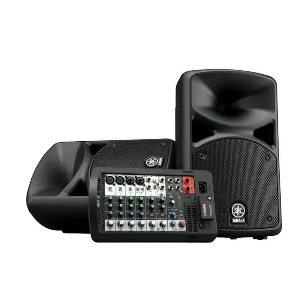 Yamaha StagePas 400BT Bundle with Speaker Stands (TTS-SPQ10)