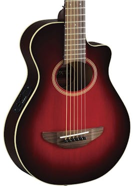 Yamaha APX T2 Travel Size Electro Acoustic Guitar Dark Red Burst