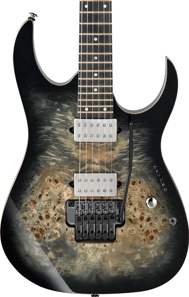 Ibanez Premium Series RG1120PBZ Guitar in Charcoal Black Burst