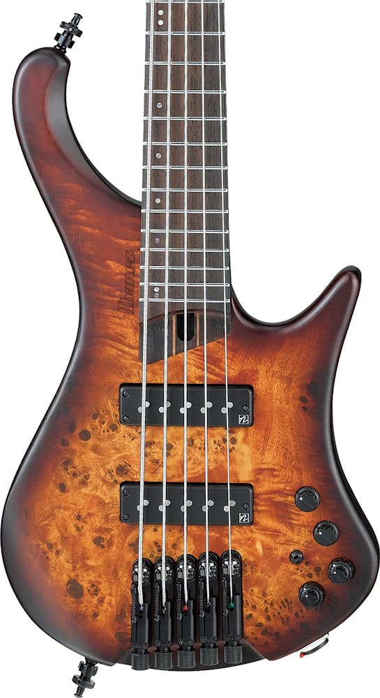 Ibanez EHB1505 5-String Headless Bass Guitar in Dragon Eye Burst Flat