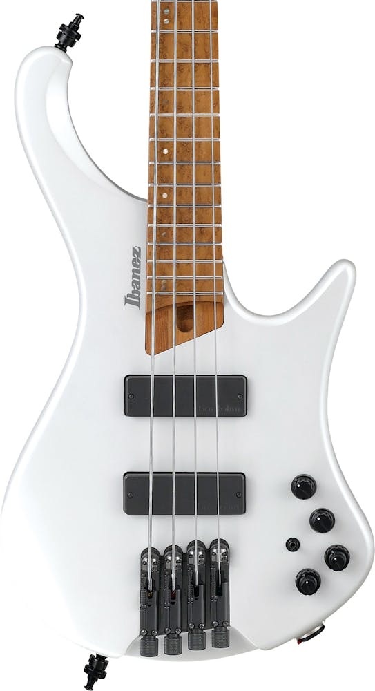 Ibanez EHB1000 4-String Headless Bass Guitar in Pearl White Matte