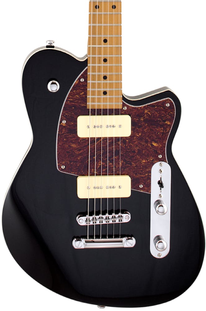 Reverend Charger 290 in Midnight Black