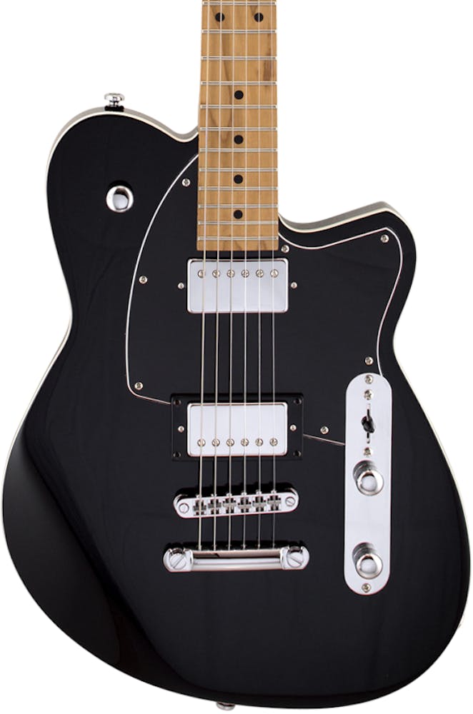 Reverend Charger HB in Midnight Black