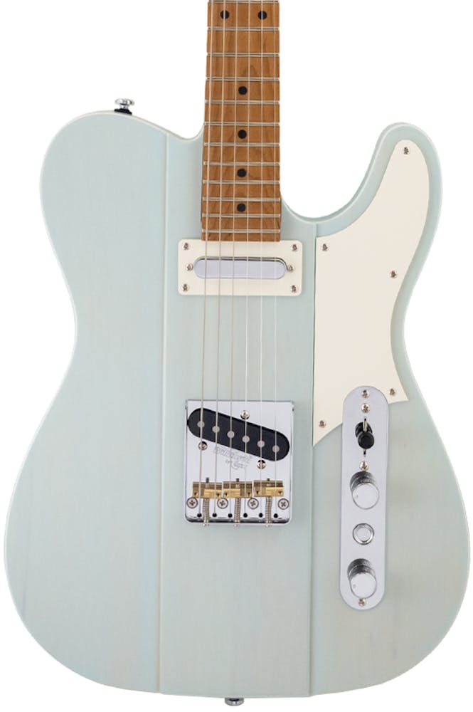 Reverend Greg Koch Signature Gristlemaster Electric Guitar in Trans Chronic Blue