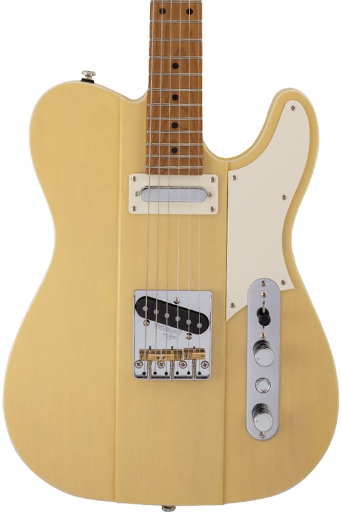 Reverend Greg Koch Signature Gristlemaster Electric Guitar in Trans Powder Yellow