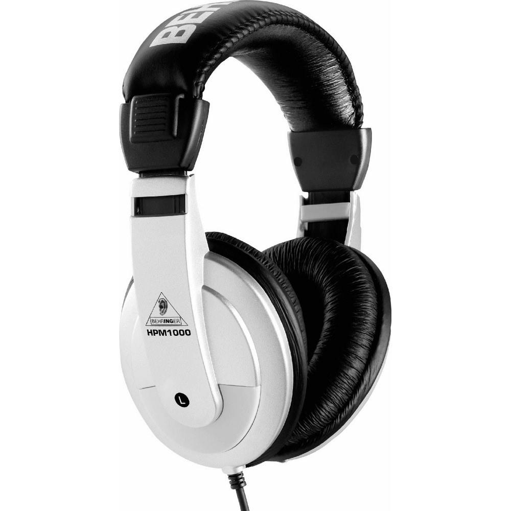 Behringer HPM1000 Multi Purpose Audio Music High Dynamic Headphones Silver/Black 