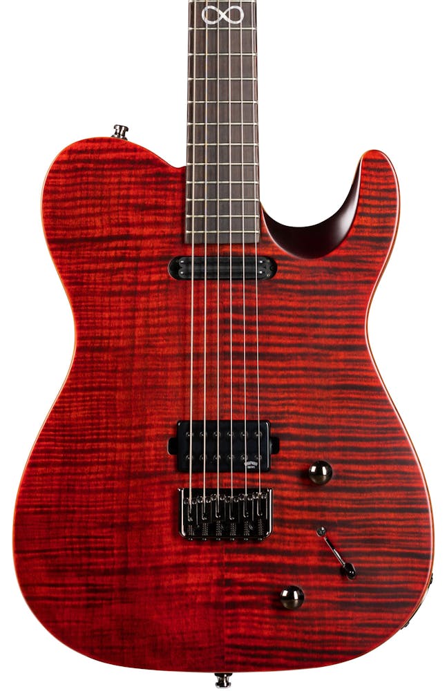 Chapman ML3 Standard BEA Baritone Rabea Massaad Signature Electric Guitar in Paleblood Red