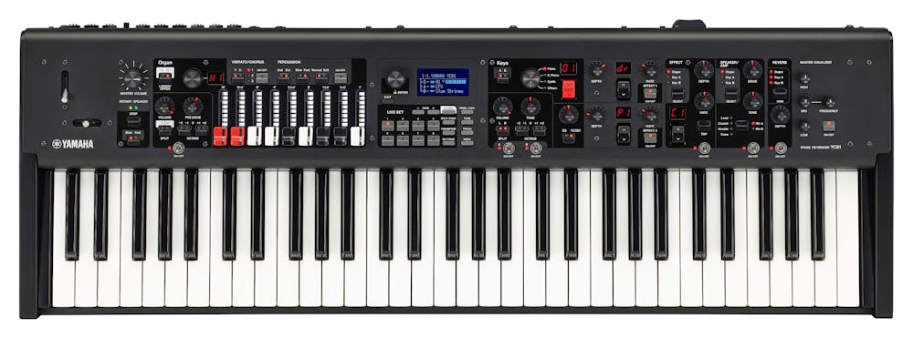 Yamaha YC61 61-Key Drawbar Organ & Stage Keyboard with Semi-Weighted Waterfall Keyboard