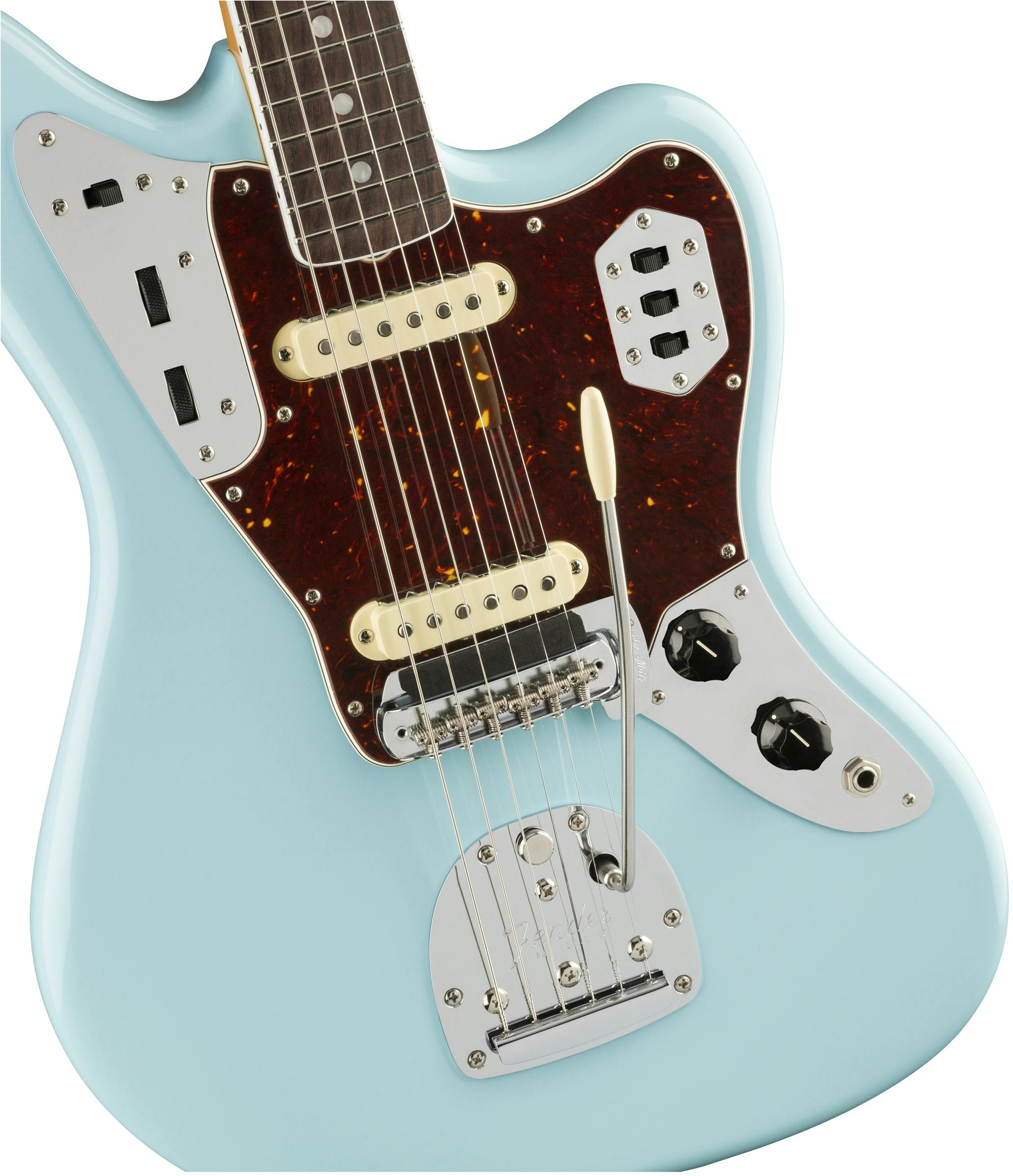 Fender American Original '60s Jaguar in Daphne Blue - Andertons