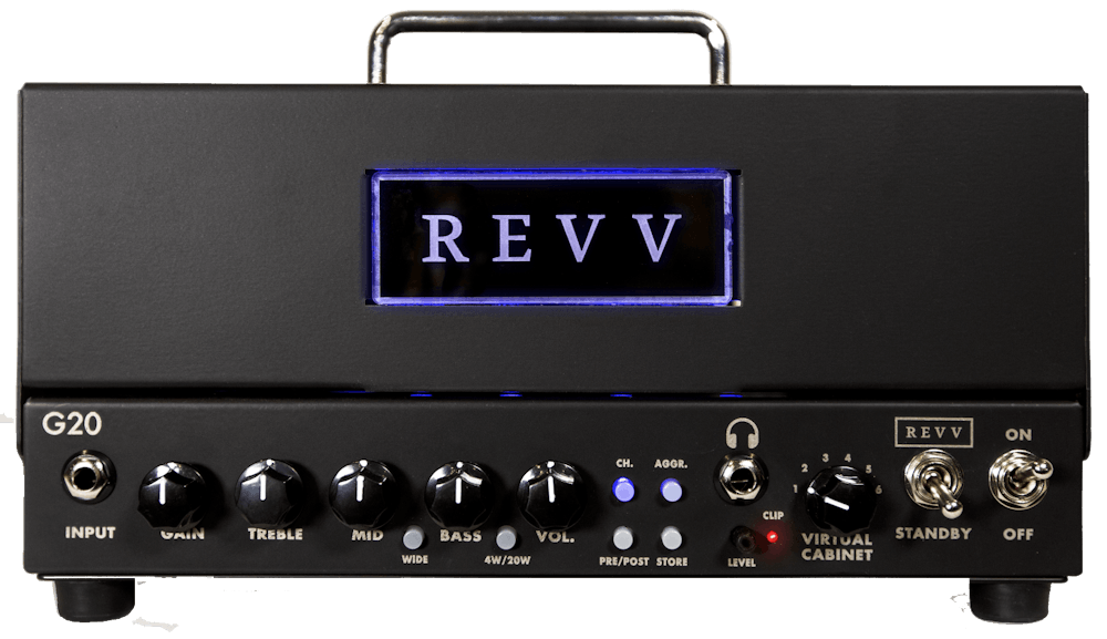 B Stock : Revv G20 Lunchbox Tube Amp with Two notes Torpedo Reactive Load and Cab Sim
