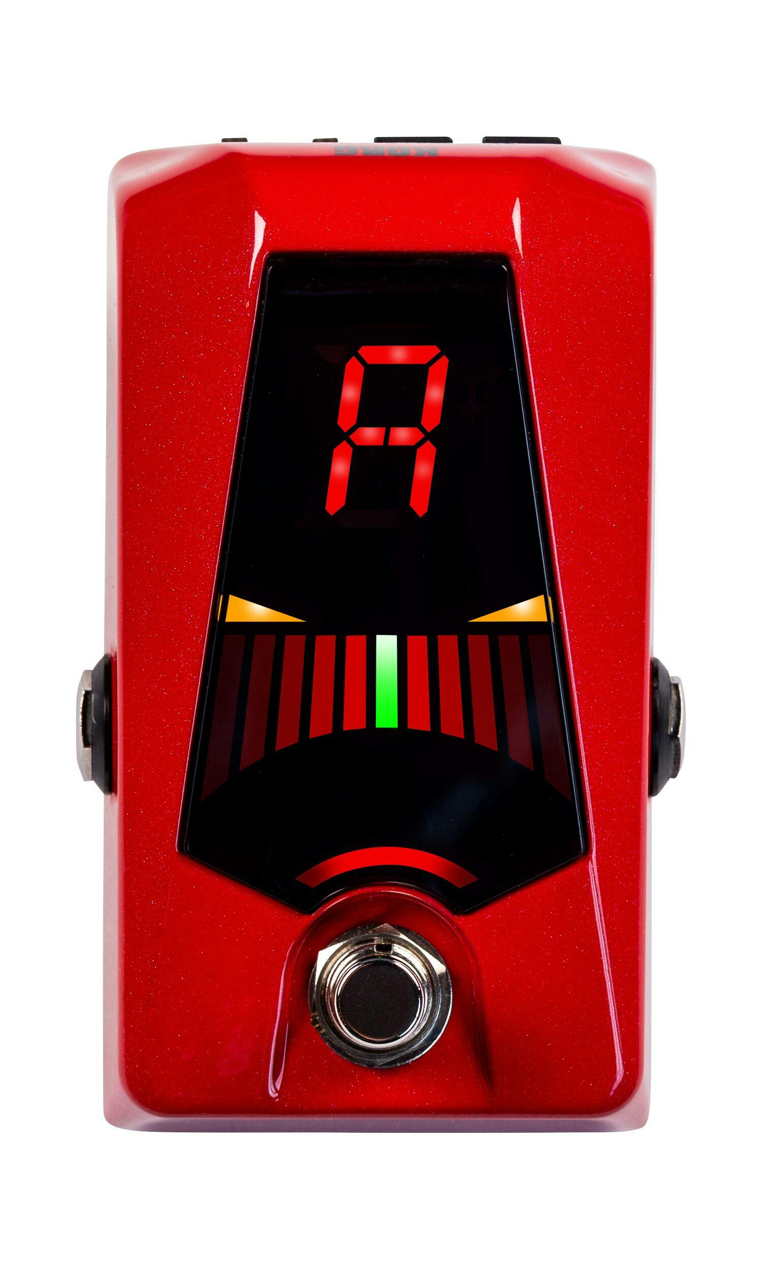 Korg Pitchblack Advance Pedal Tuner in Red - Andertons Music Co.