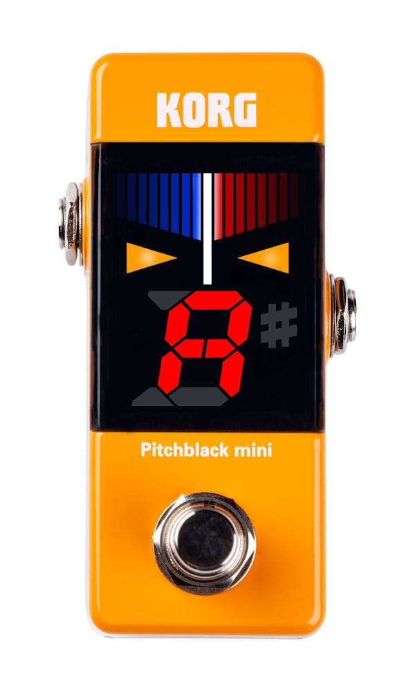 Korg Pitchblack Mini Pedal Tuner In Orange