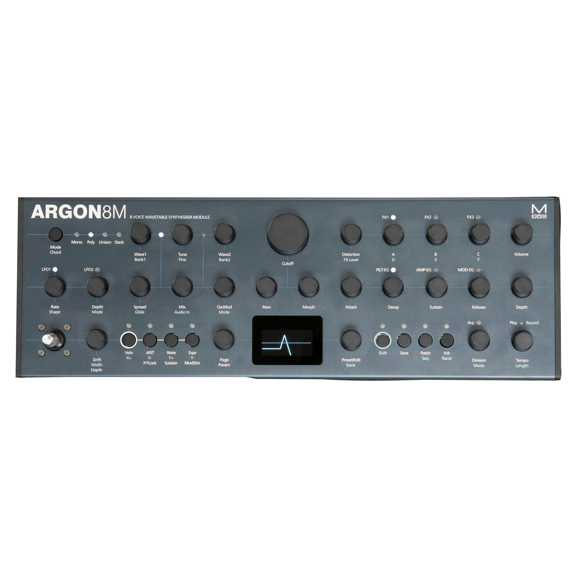 Modal Electronics Argon8M 8-Voice Polyphonic Wavetable Synthesizer 