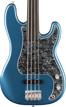 Fender Tony Franklin Signature Fretless Precision Bass In Lake Placid Blue