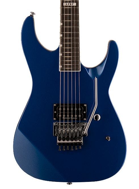 esp blue guitar