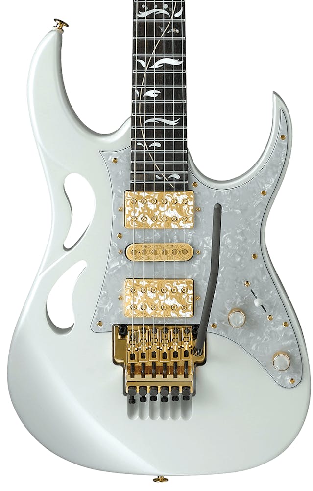 Ibanez Steve Vai Signature PIA Guitar in Stallion White